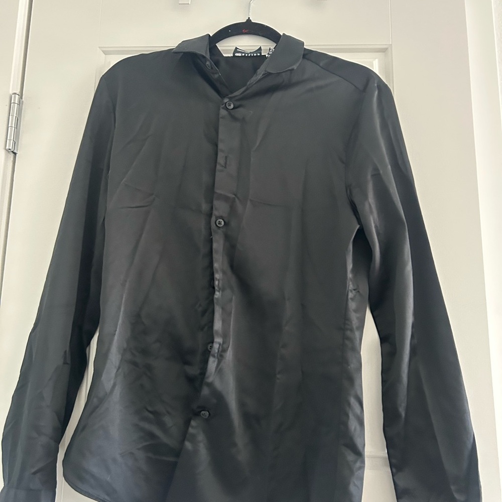 ASOS Black Button Down Shirt